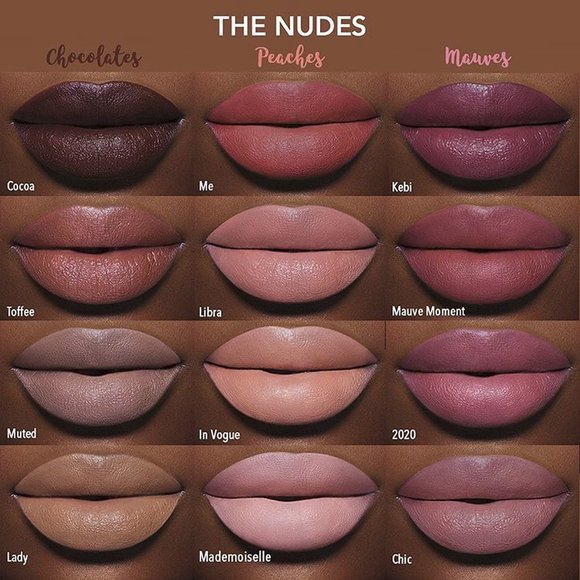 Juvia's Place Makeup The Nude Velvety Matte Lipstick Kebi A Soft